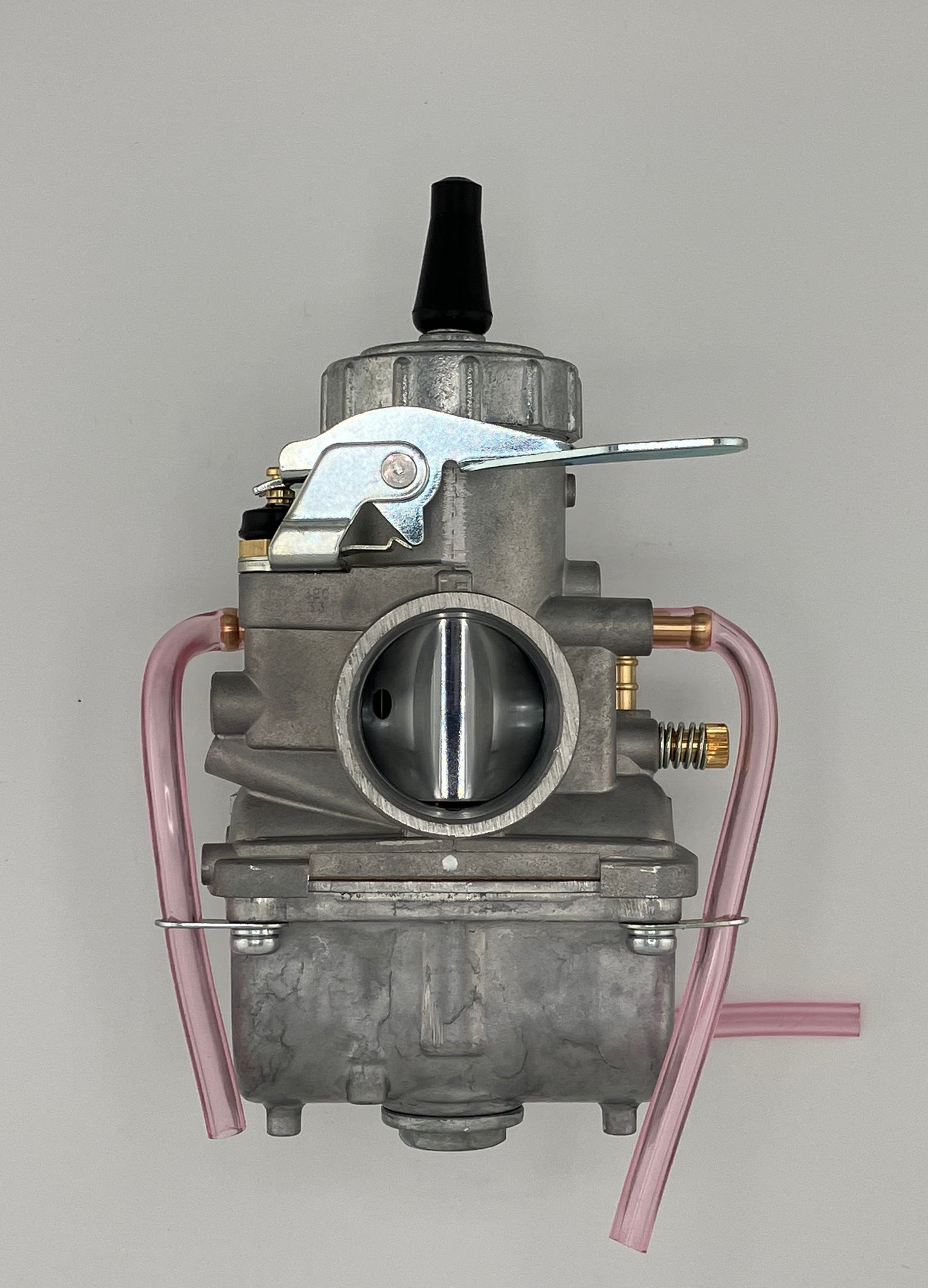 Mikuni VM-32 round-slide carburetor, LEFT side idle adjustment