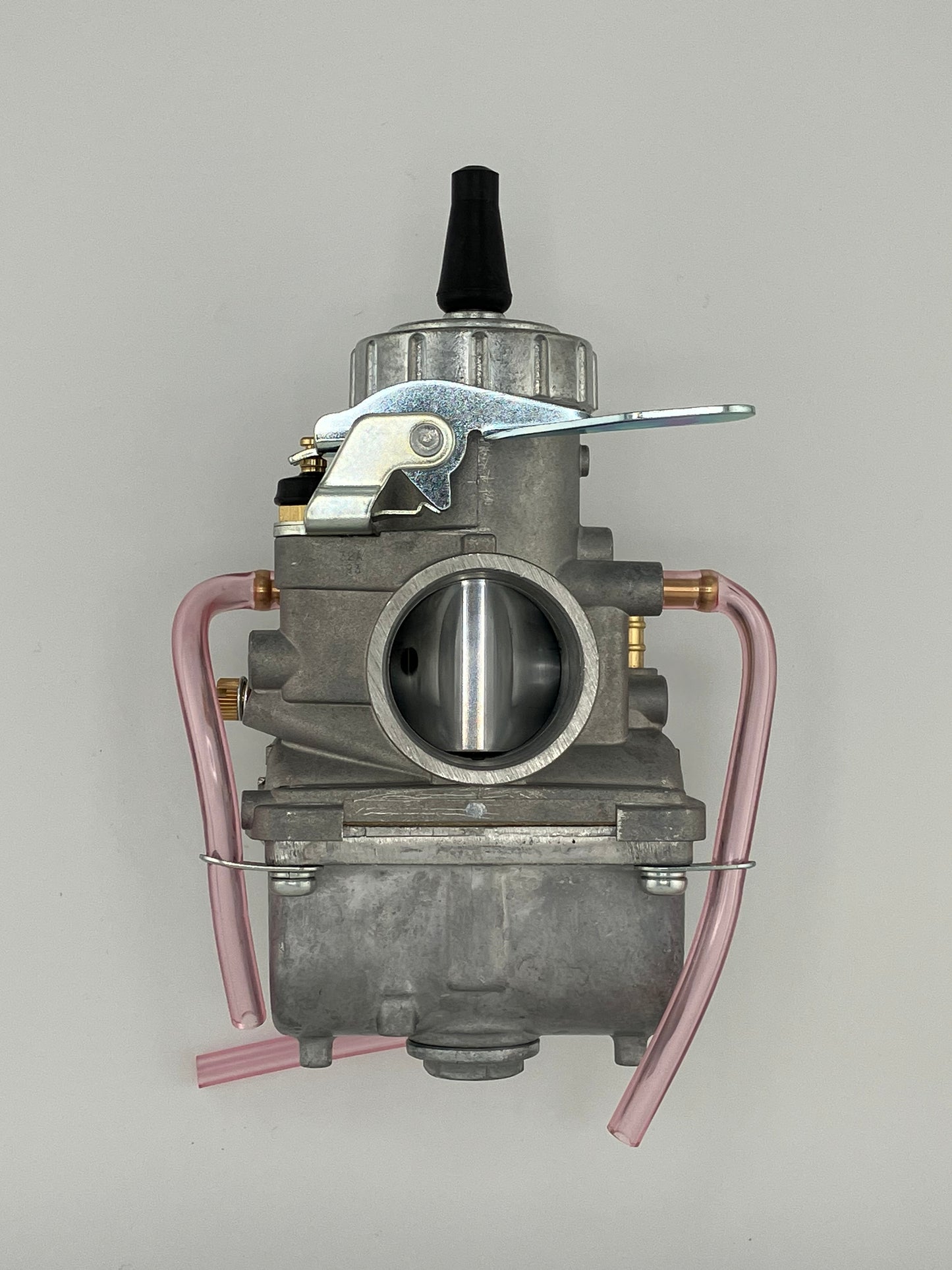 Mikuni VM-32 round-slide carburetor, RIGHT side idle adjustment