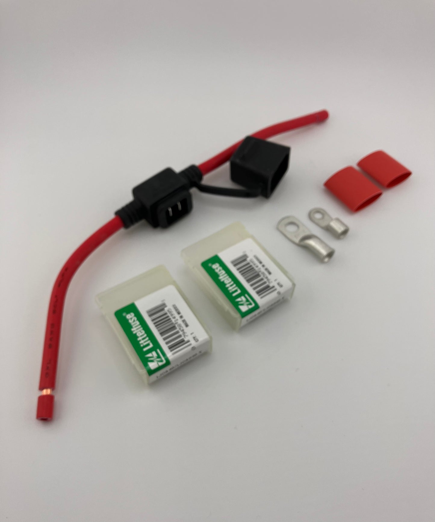 Battery cable fuse kit for mo.unit