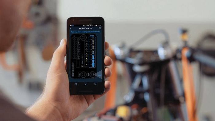 Motogadget mo.unit blue, digital control unit with bluetooth