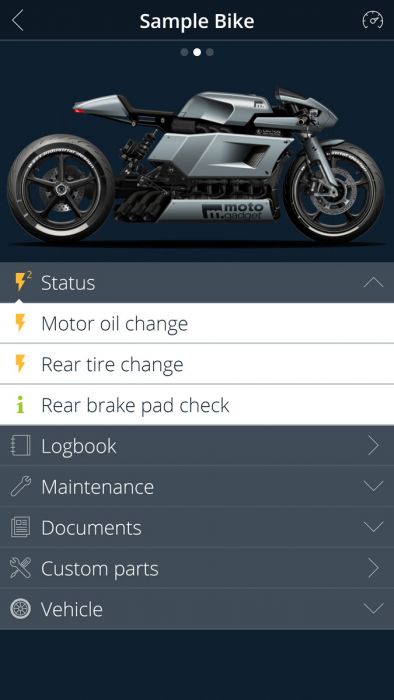 Motogadget mo.unit blue, digital control unit with bluetooth