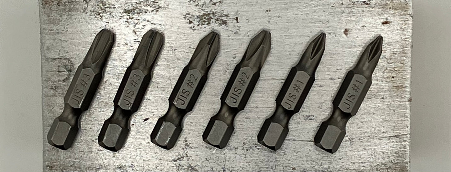 JIS screwdriver bit set