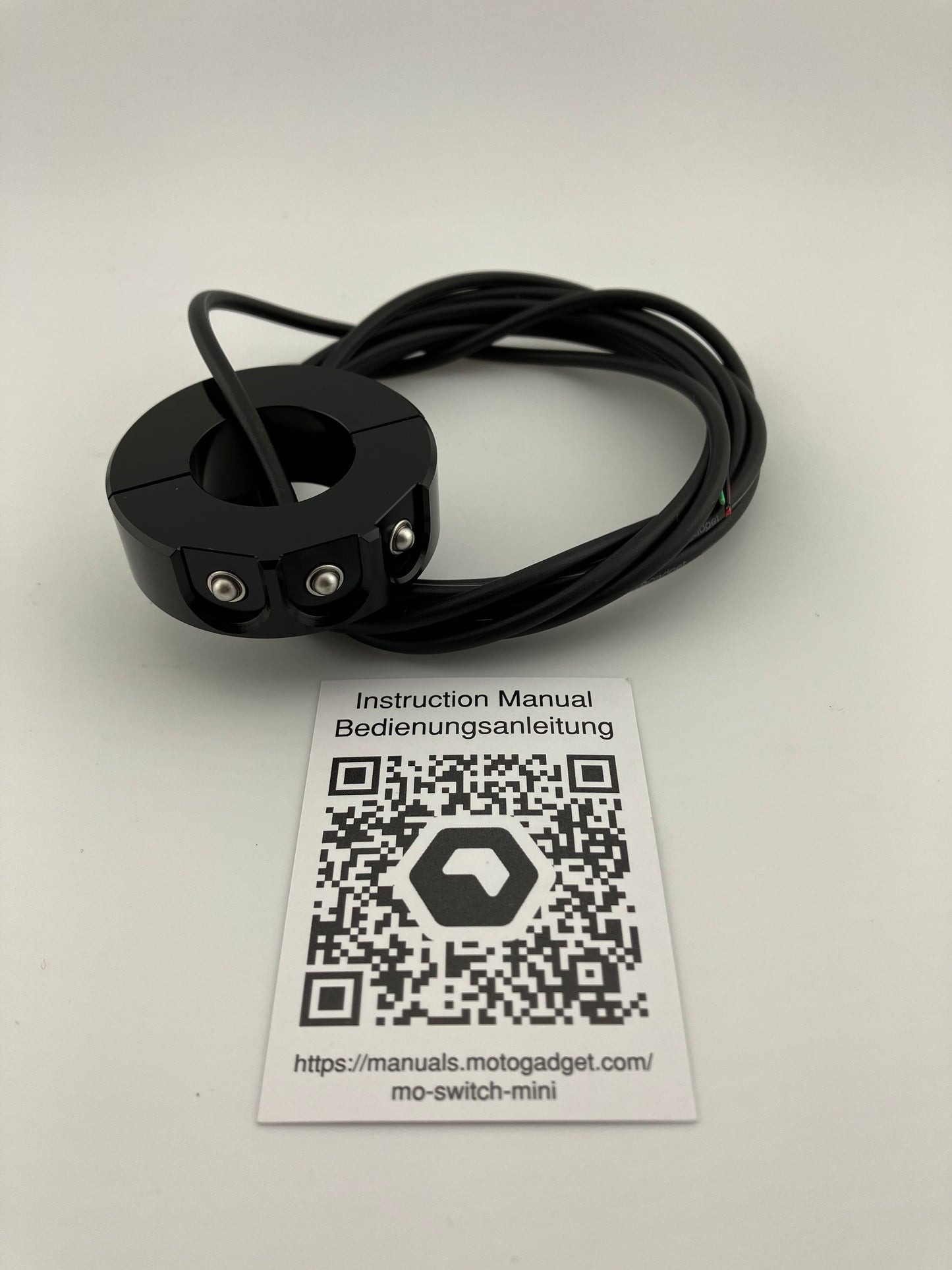 mo.switch mini for mo.unit, all black, 7/8" handlebar
