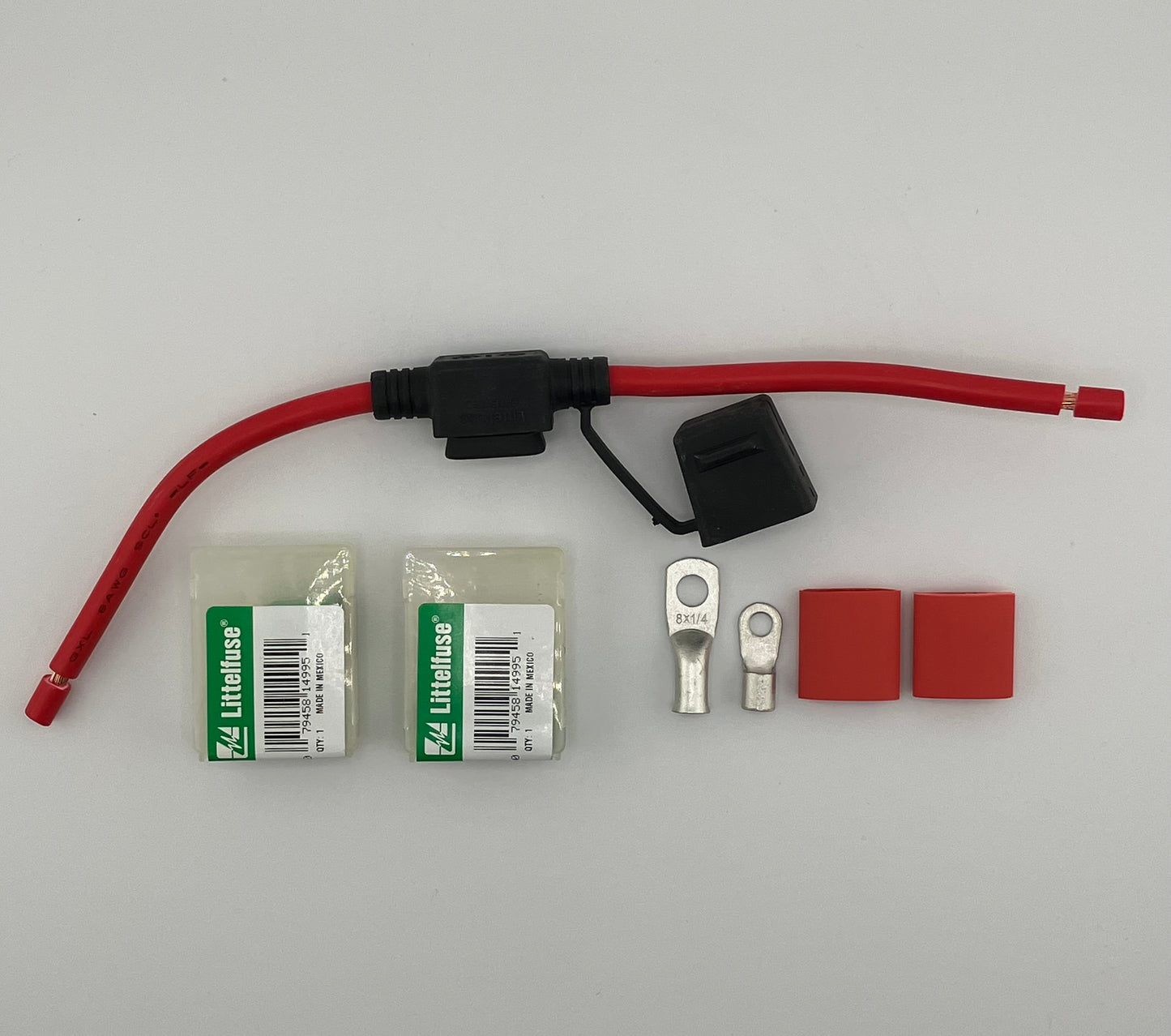 Battery cable fuse kit for mo.unit