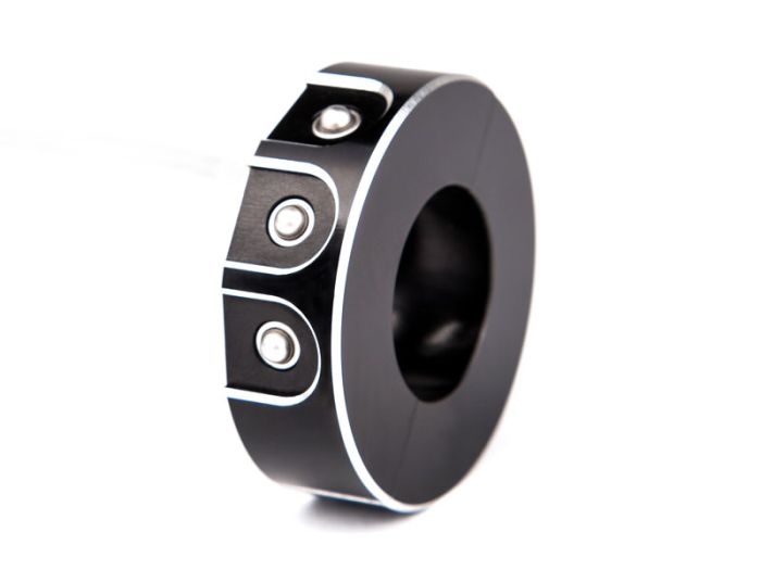mo.switch mini for mo.unit, black with silver highlights, 7/8" handlebar